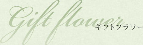Gift flower ギフトフラワー